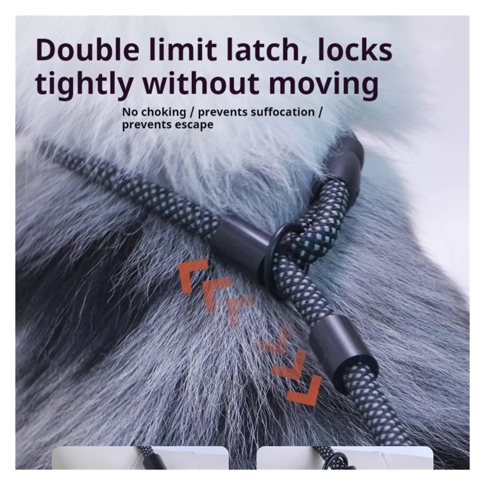 Chaîne de Corde d'entraînement en Laisse épaisse for Chien, Compatible avec Les Chiens de Taille Moyenne à Grande, Anti-déflagrant, Anti-nœud, Traction for Animaux de Compagnie