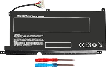 PG03XL Replacement HP Pavilion Gaming 15-DK 15T-DK 15-EC Laptop Battery for hp Pavilion 15-DK0 15-DK0056WM 15-DK0068WM 15-DK0055NR 15T-DK200 15-EC0013DX 15-EC1073DX L48495-005 52.5WhType A