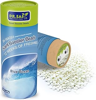 DR.EASY laundry scent boosters,Blue Ocean Scent Boosters for Washer，Bulk Laundry Booster Beads and fabric scent booster，Fresh Scented Clothes fo 12 Weeks