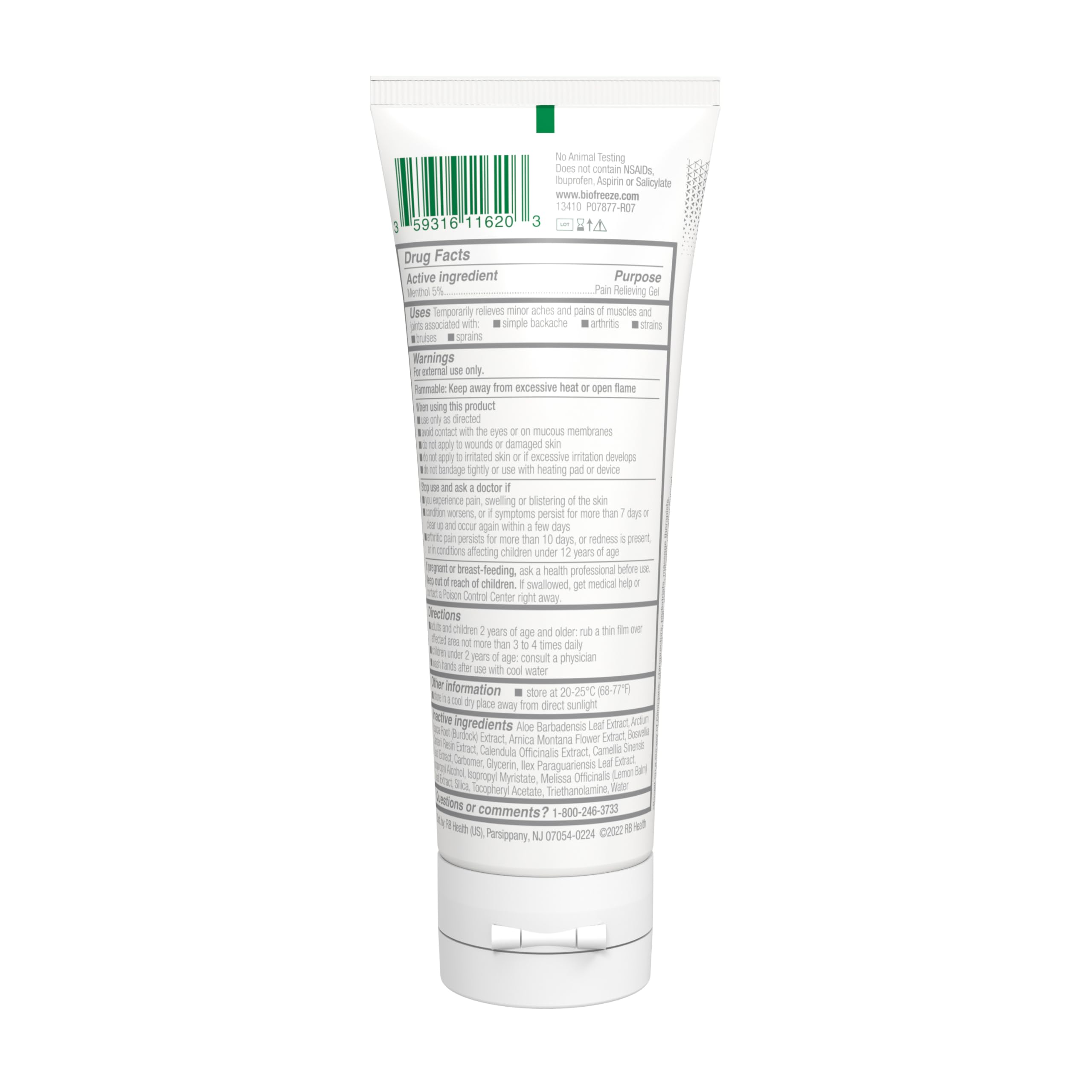 Biofreeze Professional Pain Relief Gel, Colorless Menthol Gel, 4 FL OZ — Amazon image 12