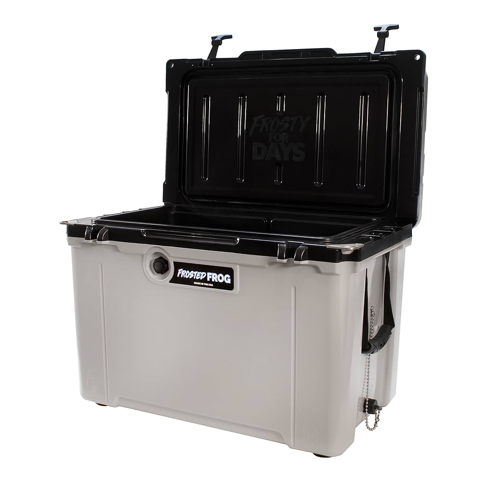 Rtic Hard Coolers Frosted Frog Gray 20 Quart Ice Chest Heavy Duty