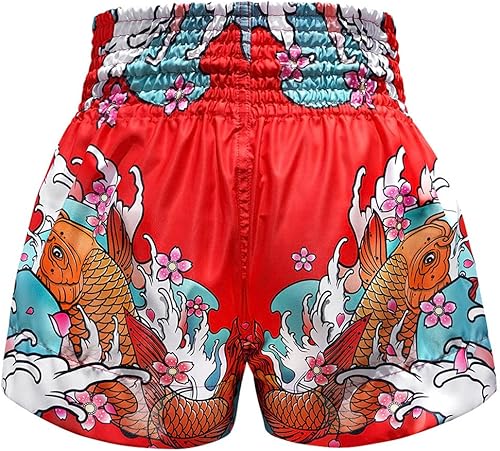 Miniatura 3 de TUFF - Pantalones cortos deportivos para Muay Thai, boxeo y artes marciales, ropa de entrenamiento y gimnasio