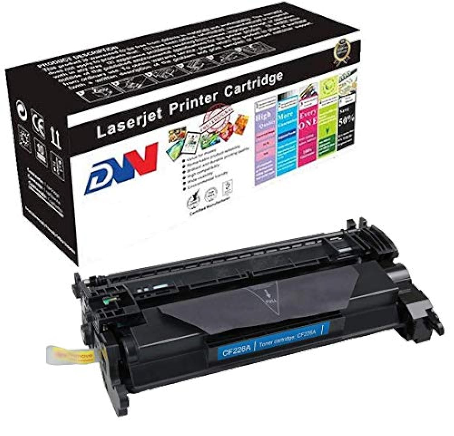 DW Compatible Toner Cartridge Replacement for HP LaserJet Pro M402 Series & M426 Series Printers (Black, 1-Pack)