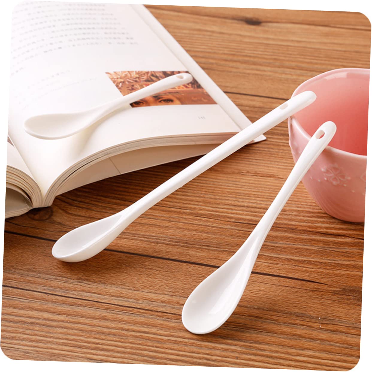 HEMOTON Porta Bacchette A Forma Di Uccellino In Ceramica – Reggette, Posate E Mestoli, Bianco