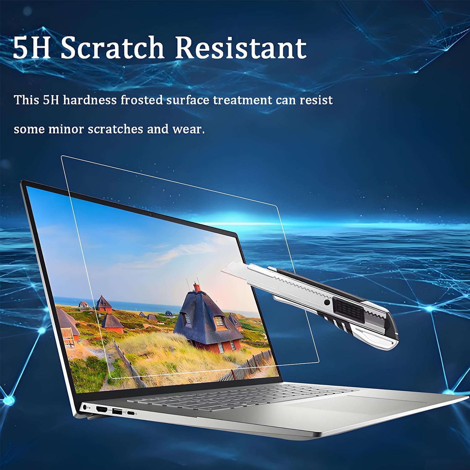 2 Pack 15.3-Inch Anti Glare Screen Protector for Lenovo Chromebook Plus 15",Yoga Pro 7i Aura Edition 15",IdeaPad Slim 3i/5x/7i Aura 15",Lenovo Legion 5/5i 15",ThinkPad X9 15" Laptop,5H,Anti-Scratch