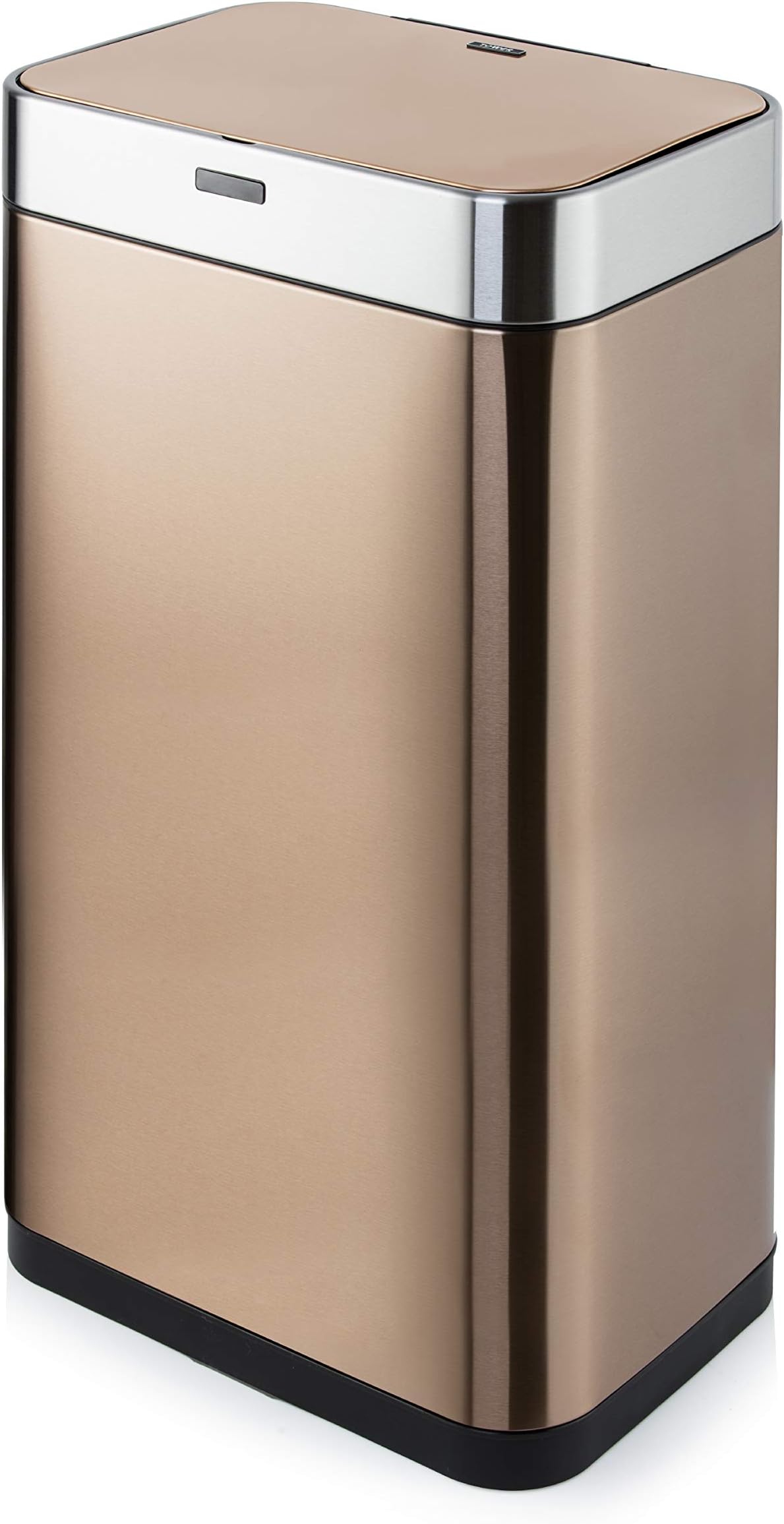 Tower T838001C Square Sensor Bin with Fingerprint Proof Coated Exterior, Copper,Large