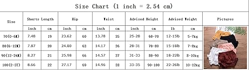 Miniatura 2 de Conjunto de 3 piezas de pantalones cortos para recién nacidos, para bebés, niñas y niños, mezcla de lino y algodón, lindos pantalones cortos