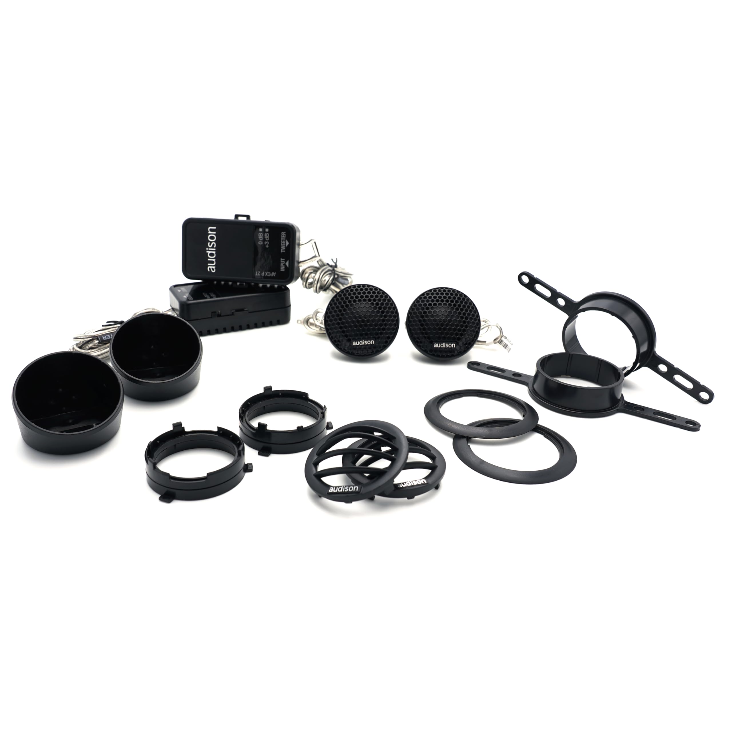 Audison Ap 1P – Tweeters de 25 mm con cúpula Tetolon® e imán de neodimio, diseñados para Sistemas Hi-Fi OEM, 150 W Pico