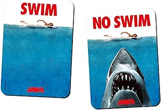 Jaws Dishwasher Magnet - Shark Themed Double Sided Clean Dirty Magnet Sign Indicator - Officially Licensed Jaws Merchandise & Collectibles