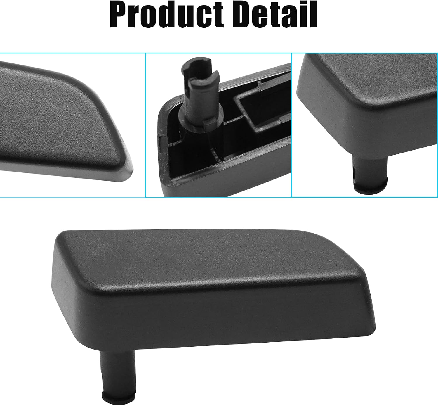 Yumzeco Compatible with Tesla Model 3/Y Seat Adjustment Button 2017-2020, Front Driver Side Seat Backrest Adjust Button Replacement 1098841-00-E