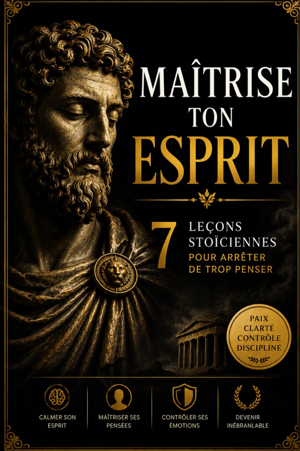 MAÎTRISE TON ESPRIT: 7 LEÇONS STOÏCIENNES POUR ARRÊTER DE TROP PENSER (Collection Stoïcienne Moderne)