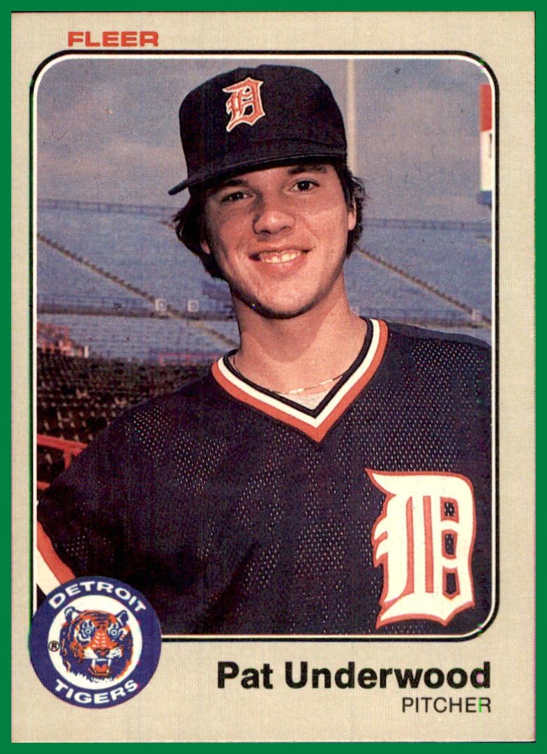 1983 Fleer 347 Pat Underwood DETROIT TIGERS at Amazon's Sports