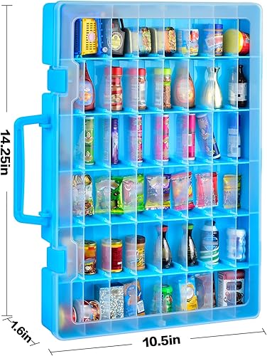 Vista 29 de FULLCASE Estuche coleccionista compatible con Mini Brands 5 Surprise Series 1, 2, 3, 4, Mystery Capsule, juguete coleccionable en miniatura real