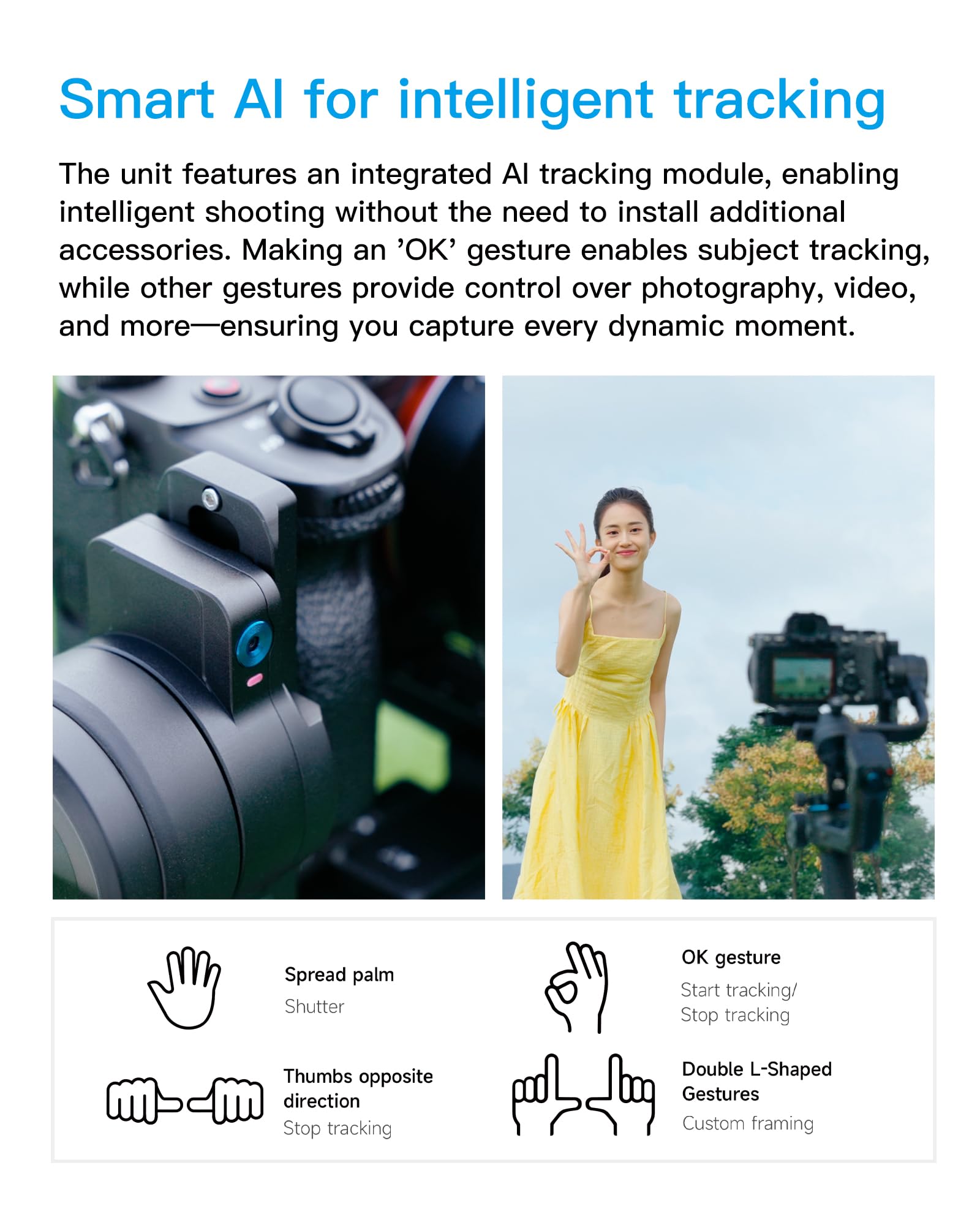 FeiyuTech SCORP 2 Gimbal Stabilizer for DSLR and Mirrorless Camera, Integrated Al Tracking, 3-Axis Camera Stabilizer Fits for Sony Canon Fuji Nikon, 5.5lbs Payload Touch Screen Vertical Shooting