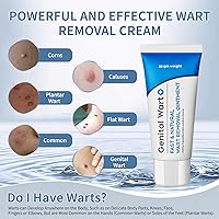 Vista 4 de KIbabyDI Gel de fórmula avanzada removedor de verrugas con ácido salicílico, tratamiento de acción rápida para verrugas genitales, plantares