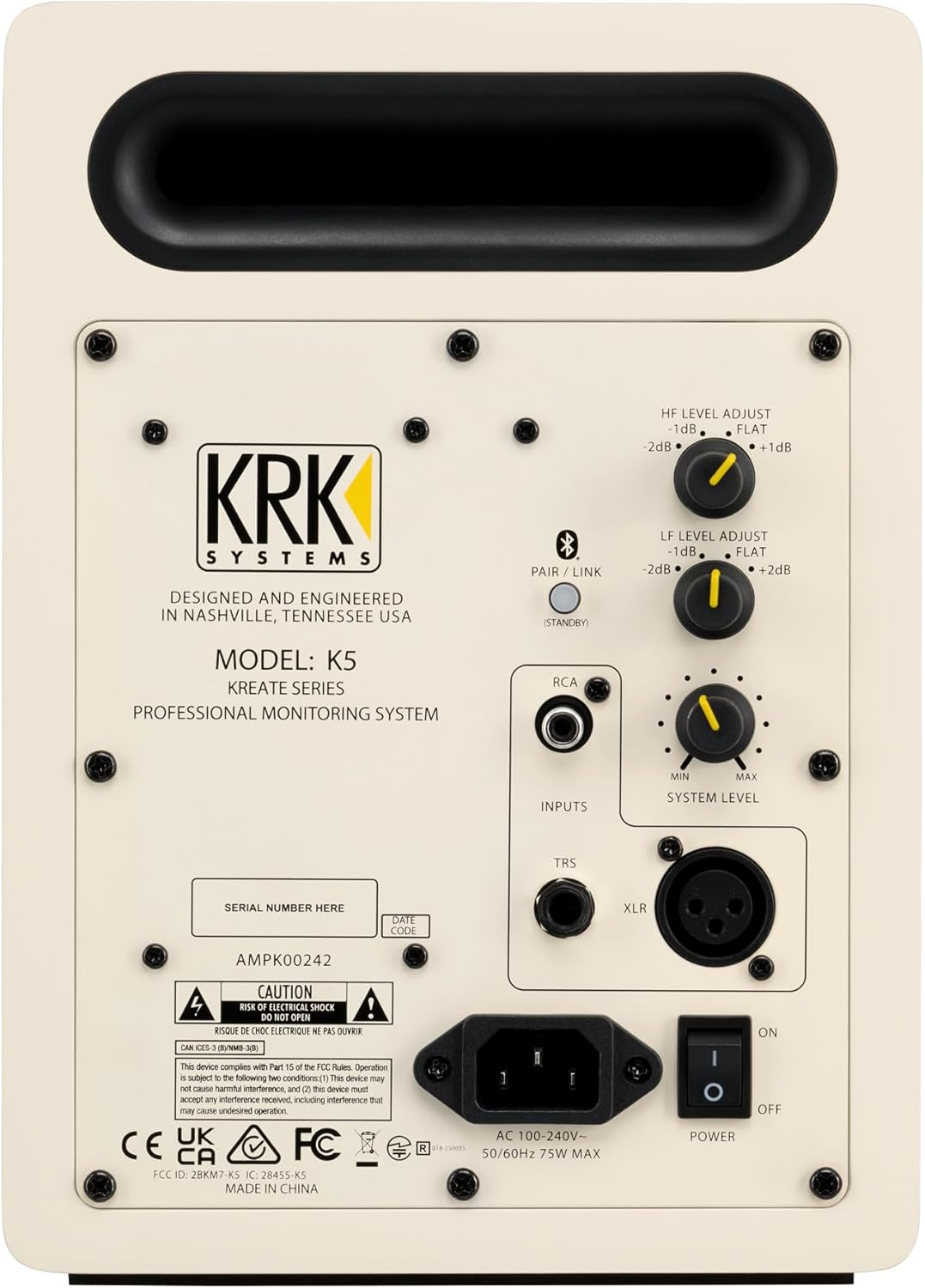 KRK K5L Kreate 5 Latte Studio Monitor - Image 3