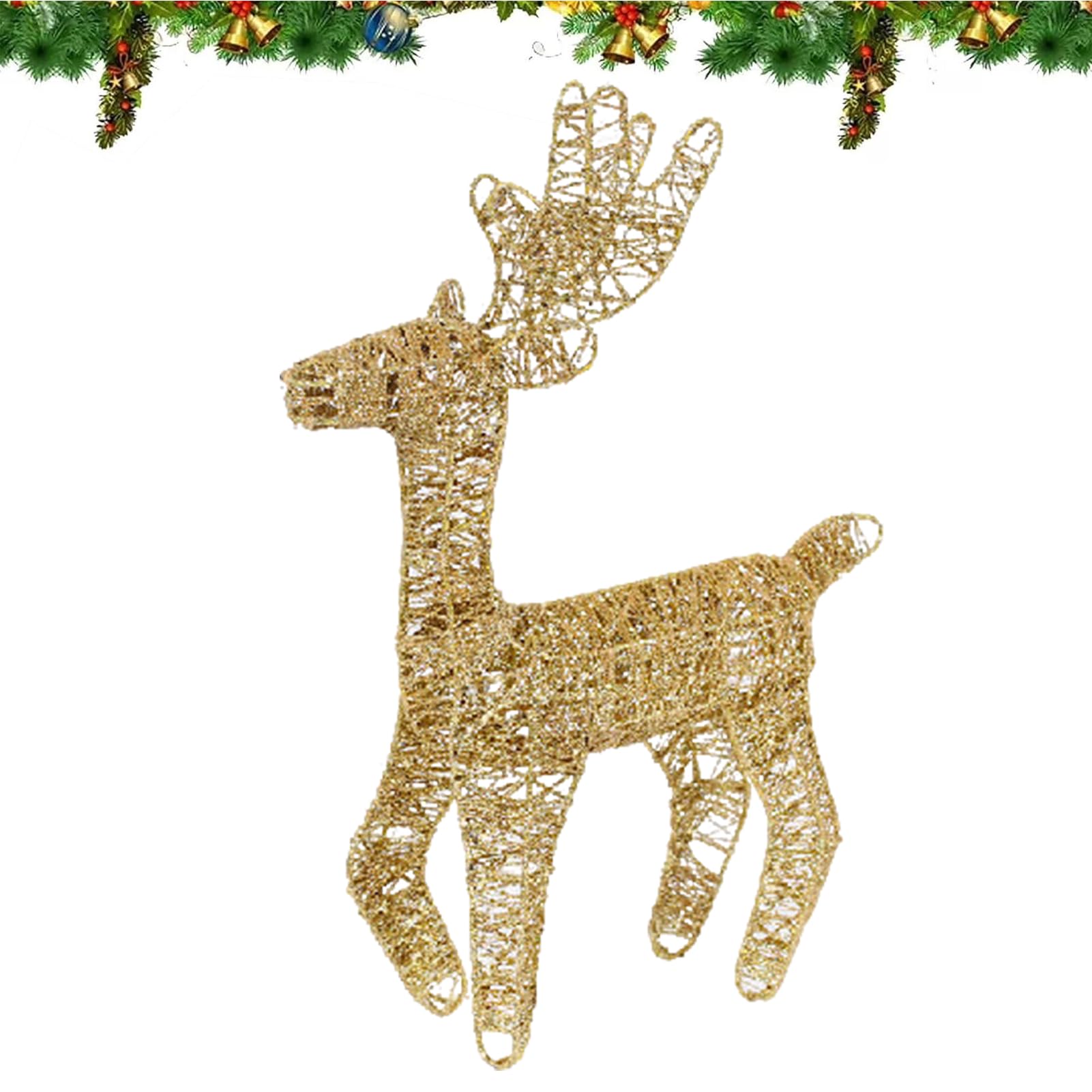 Renne de Noël extérieur étanche pour remplacer les décorations fragiles de jardin