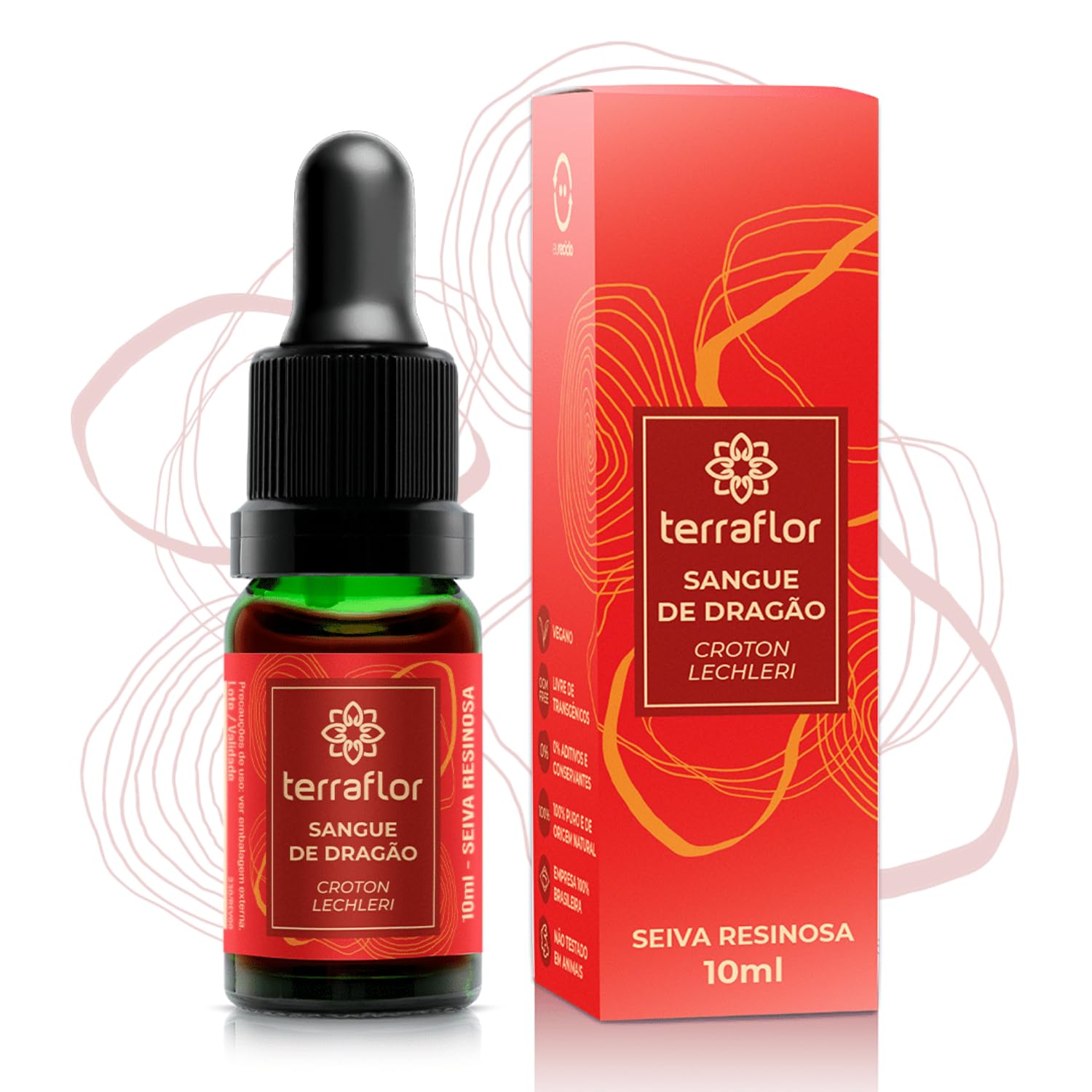 Óleo Essencial de Sangue de Dragão Terra Flor 10ml : Amazon.com.br