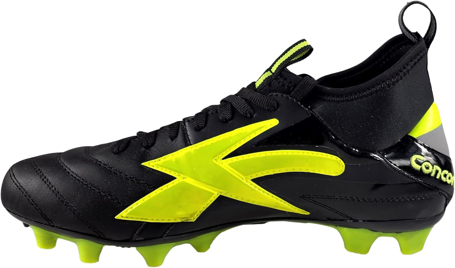 Authentic Concord Soccer Cleats S210XN Firm Ground Black/Fluorescent