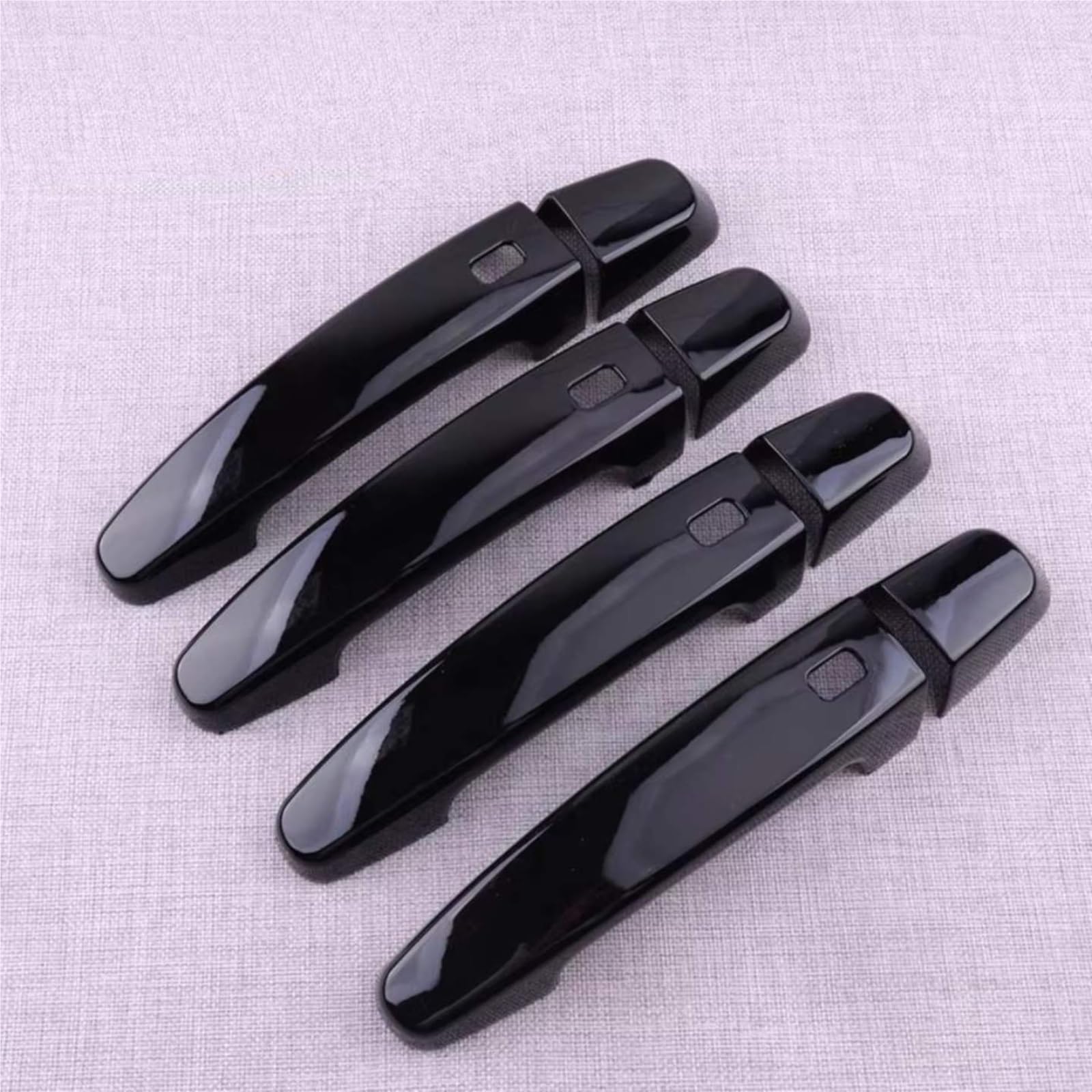 JJRFVBGT Door Handle Trim Compatible with Chevy for Traverse 2018 2019 2020 2021 ABS Glossy Black Accessories Car Exterior Door Handle Housing