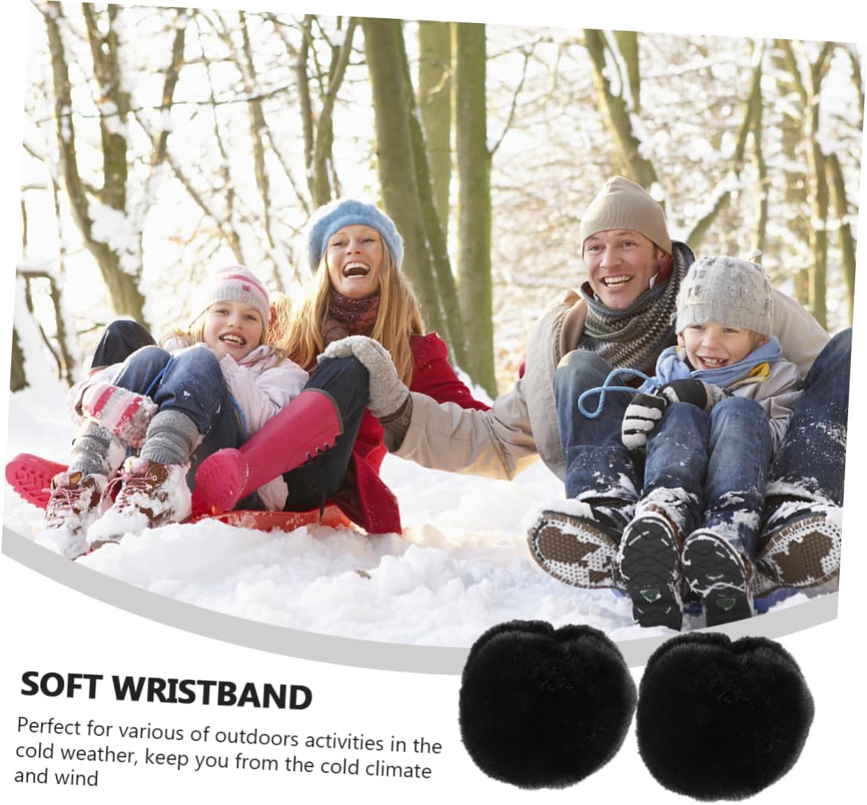 Fur Sleeve Cozy Wrist Cuff Leg Warmer Fur Soft Wrist Cuff Winter Wrist Warmers Glove Wrist Straps Faux