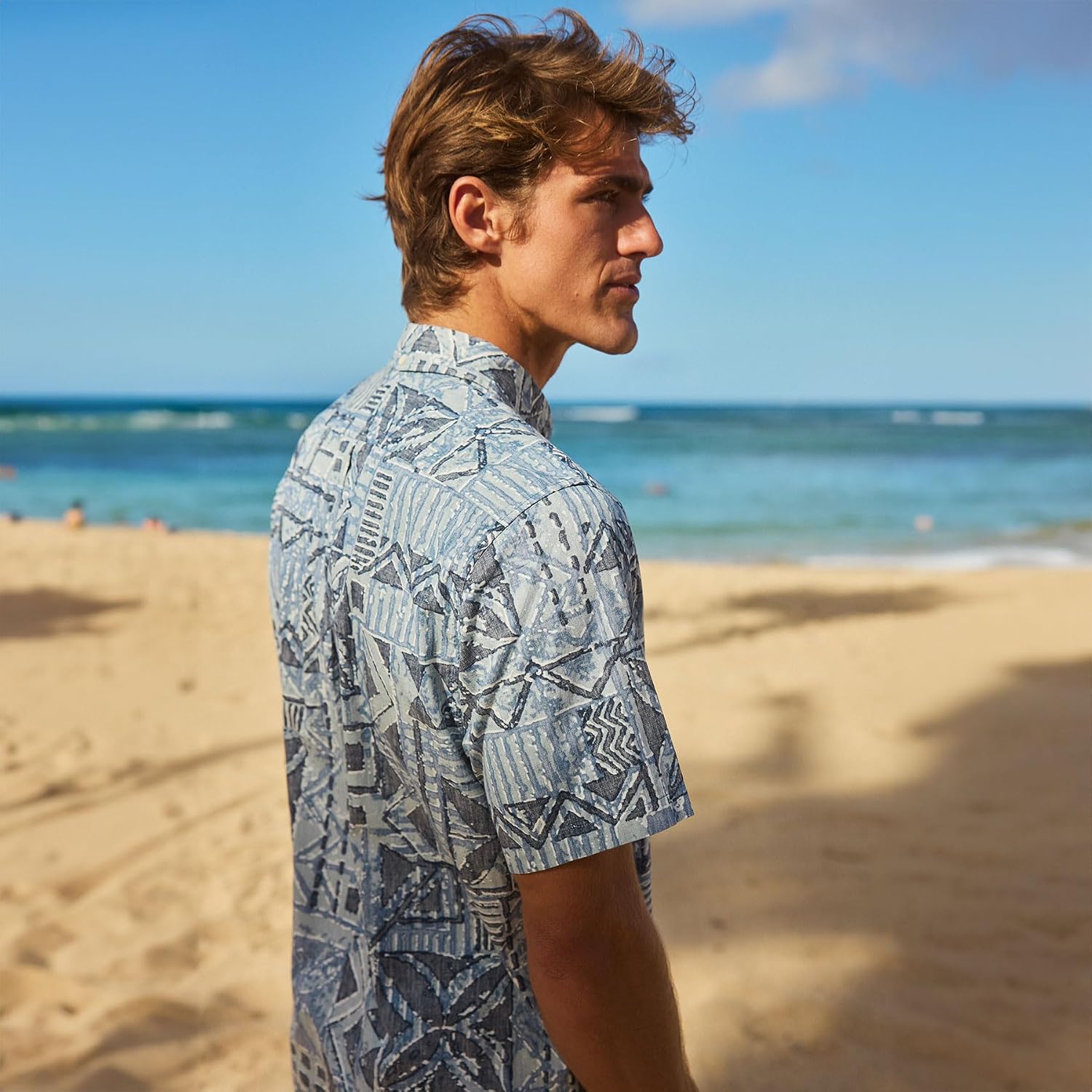 Reyn Spooner Tahitian Cotton Hawaiian Aloha Shirt - Classic Fit Button Front