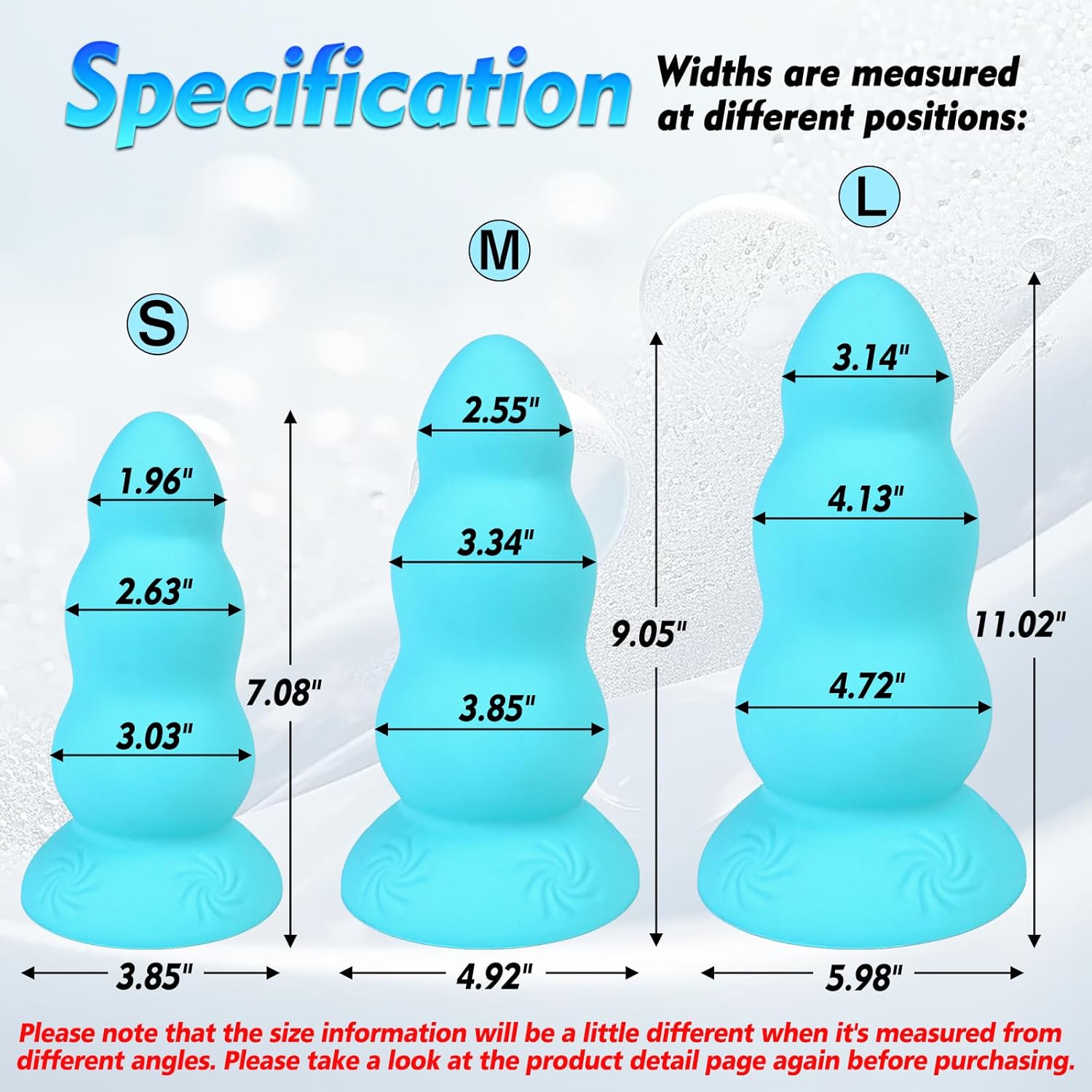 TaRiss's Dildo Silicone Anal Plug with Strong Suction Cup for Hands-Free Play for Women Men G-spot Prostate Stimulation Massage Orgasm Butt Plug Toys Pleasure Anal Player M 9.05 Inch