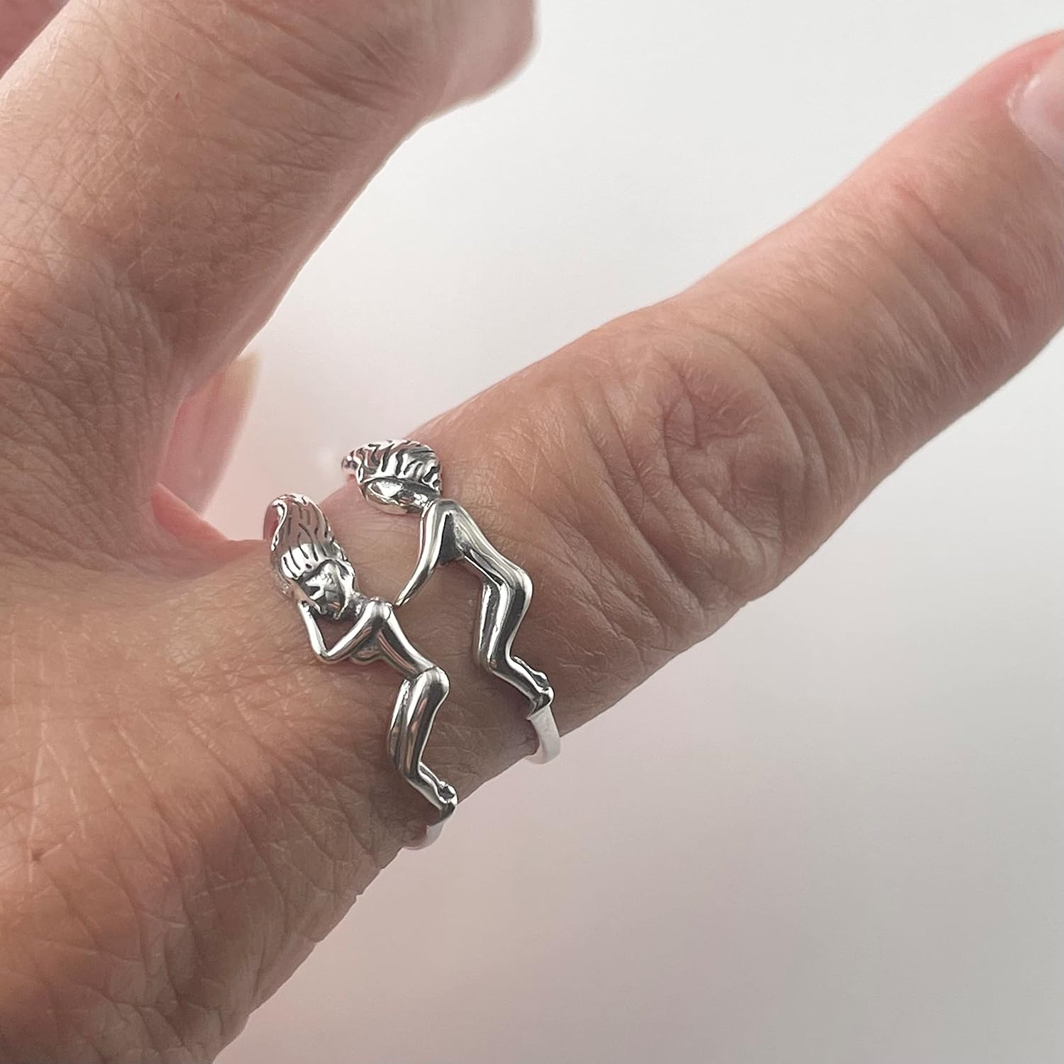 Sterling silver lovers ring, partners ring, couple ring, love ring, silver ring, love ring set, lovers ring set, partners ring set, promise ring set, statement ring