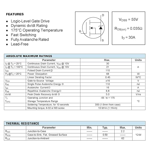Miniatura 170 de L7805 L7805CV Regulador de Voltaje 5V 1.5A Salida Positiva Circuito IC 7805 5 Voltios 1.5 Amp Reguladores TO-220 (Paquete de 30 piezas)