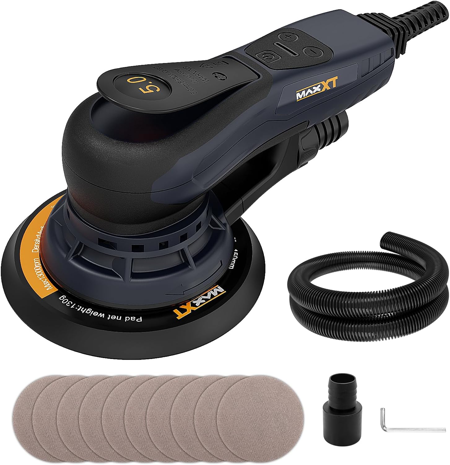 MAXXT Random Orbital Sander Brushless 350W 3A MultiFunction Variable