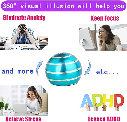 Miniatura 5 de Juguetes Cinéticos de Escritorio Gadgets Geniales para Fidget Juguete de Cosas Geniales para Adultos Adolescentes Niños, Alivio del Estrés Regalos