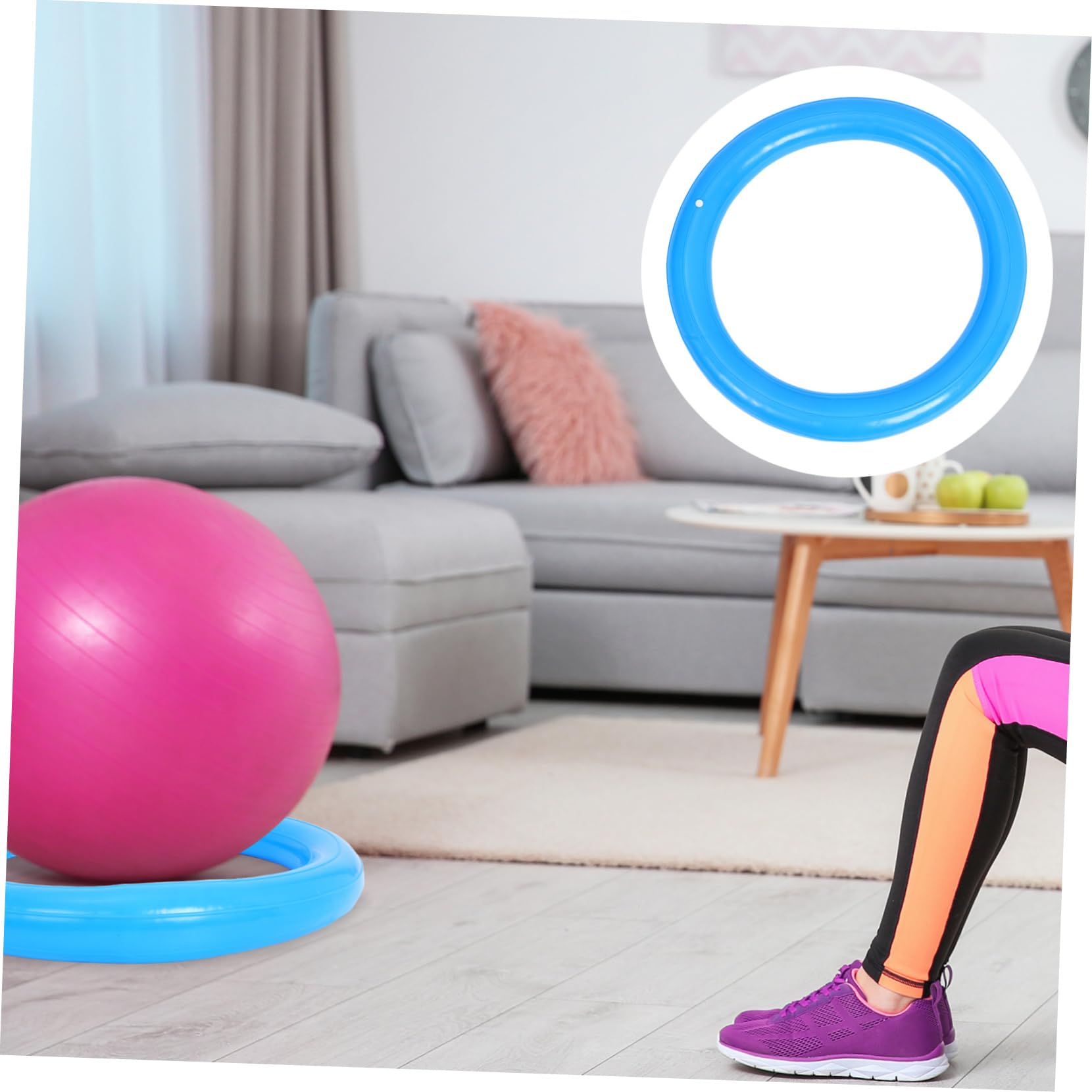 Didiseaon Base Stabilizzatrice per Yoga Antiscivolo PVC per Esercizi Fitness Facile Trasportare e Installare Design Resistente per Allenamenti Sicuri Casa