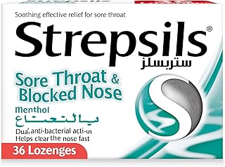 Menthol Fast Effective Relief from Sore Throats, 36 Lozenges