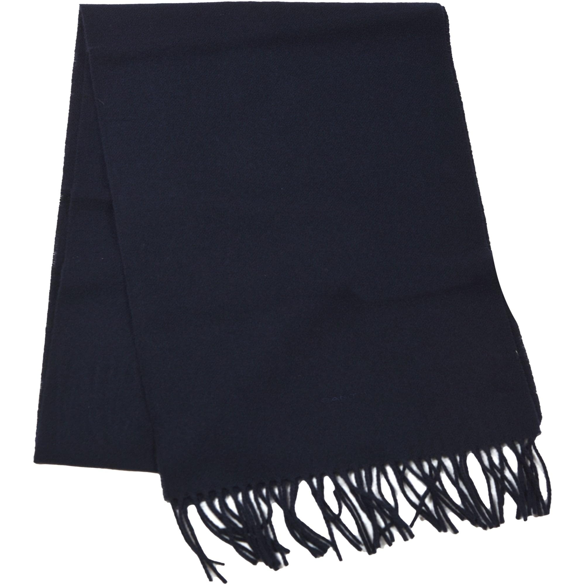 GANT Unisex Wool Scarf Scarf, Evening Blue, One Size