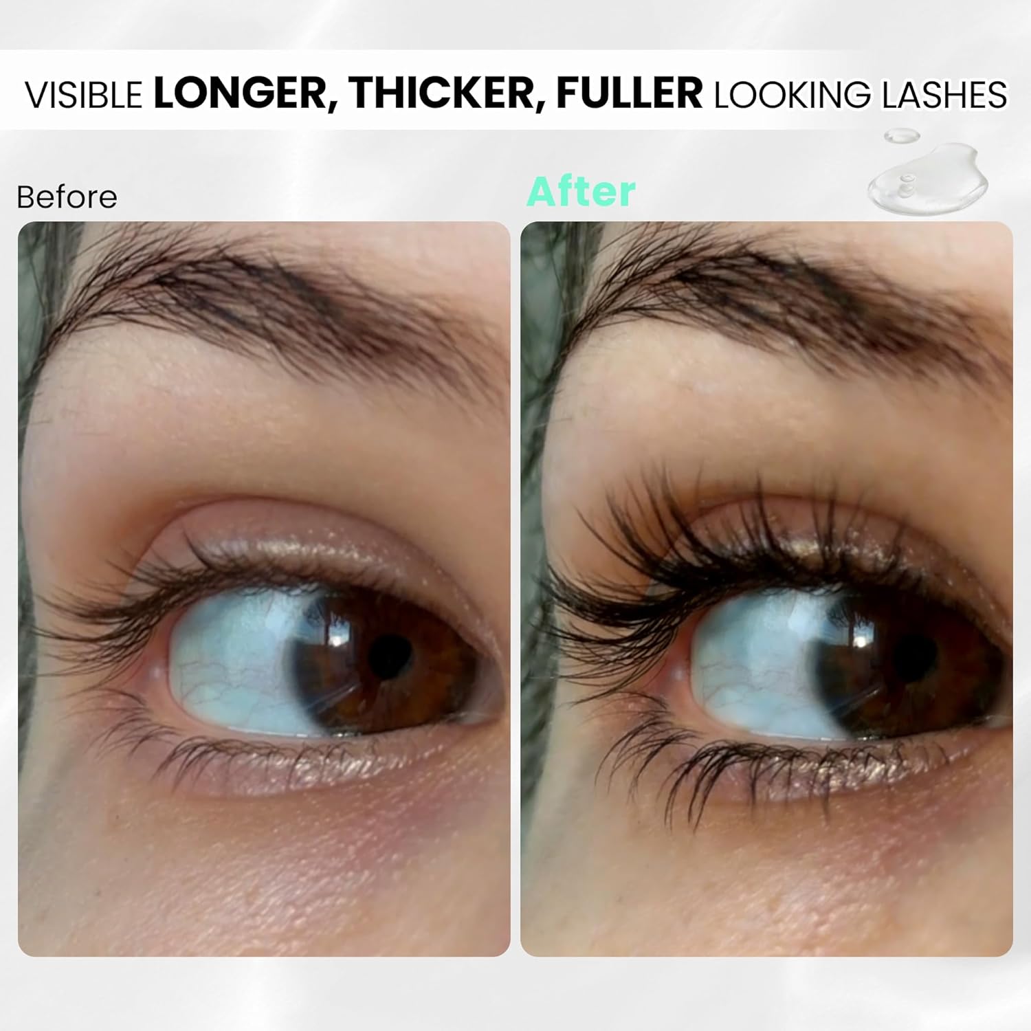 LA MAESII Lash Serum, Eyelash Growth Serum with Advanced Formula, Eyelash Enhancing for Longer Thicker and Fuller Looking Lashes, Vegan & Cruelty-Free for Sensitive Eyes (5mL) - Image 2