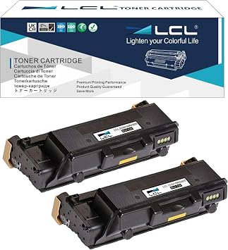 LCL 3330 3335 3345 Toner Cartridge Replacement for Xerox WorkCentre 3335 3345 Phaser 3330 106R03620 3345VDNi Phaser 3330DNi WorkCentre 3335DNi 3345DNi (2-Pack Black)