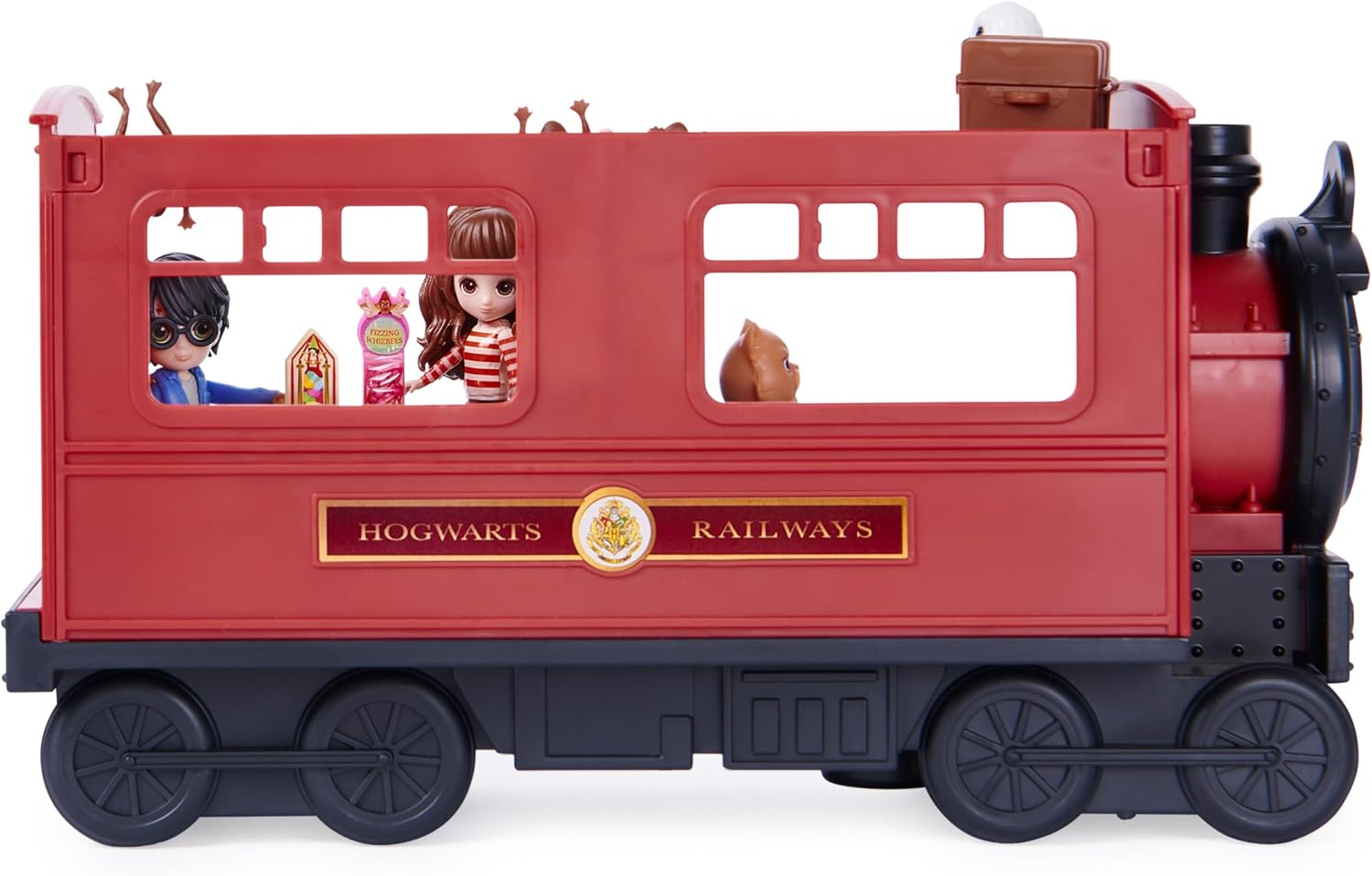 Wizarding World Harry Potter, Magical Minis Hogwarts Express Train Toy Playset with 2 Exclusive Figures, 10 Accessories, Kids Toys for Ages 6 and up