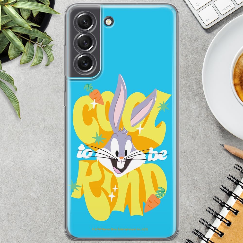 ERT GROUP Mobile Phone case for Samsung S21 FE Original and Officially Licensed Looney Tunes Pattern Bugs 014 optimally adapted to The Shape of The Mobile Phone, case Made of TPU