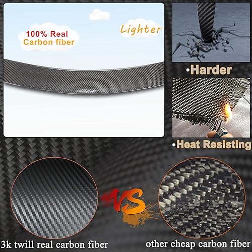 Miniatura 3 de MCARCAR KIT Alerón de maletero de fibra de carbono para Mercedes Benz 2015-2021 Clase C W205 C180 C200 C250 C300 C400 C43 C63 AMG Sedán tapa trasera