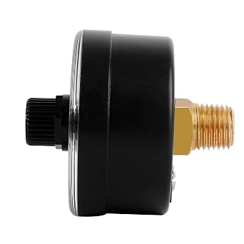 Uharbour Pool Pump Pressure Gauge 0-60psi/4bar, 1/4 NPT Back