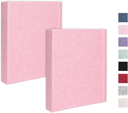 Miniatura 1 de Mini álbum de fotos para Fujifilm Instax Mini Polaroid Snap, paquete de 2 libros de fotos de lino de 2 x 3 pulgadas, cada álbum pequeño tiene