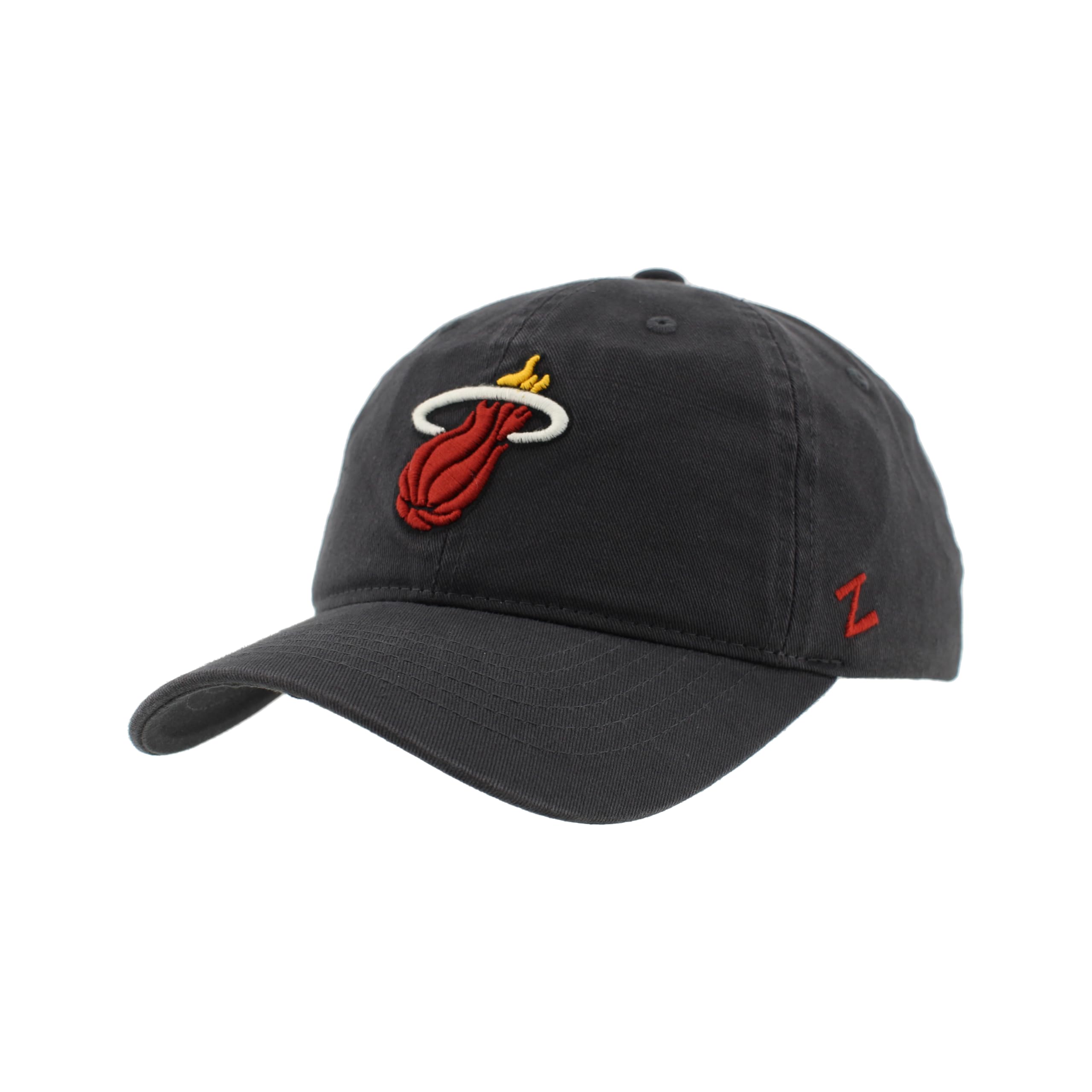 ZHATS Unisex's NBA Officially Licensed Adjustable Hat Scholarship Icon Charcoal Baseball Cap, One Size