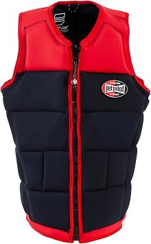 Jetpilot Draftline Reversible Comp Vest. Flex-Lite Neoprene Impact Vest for Wakeboarding & Wakesurfing