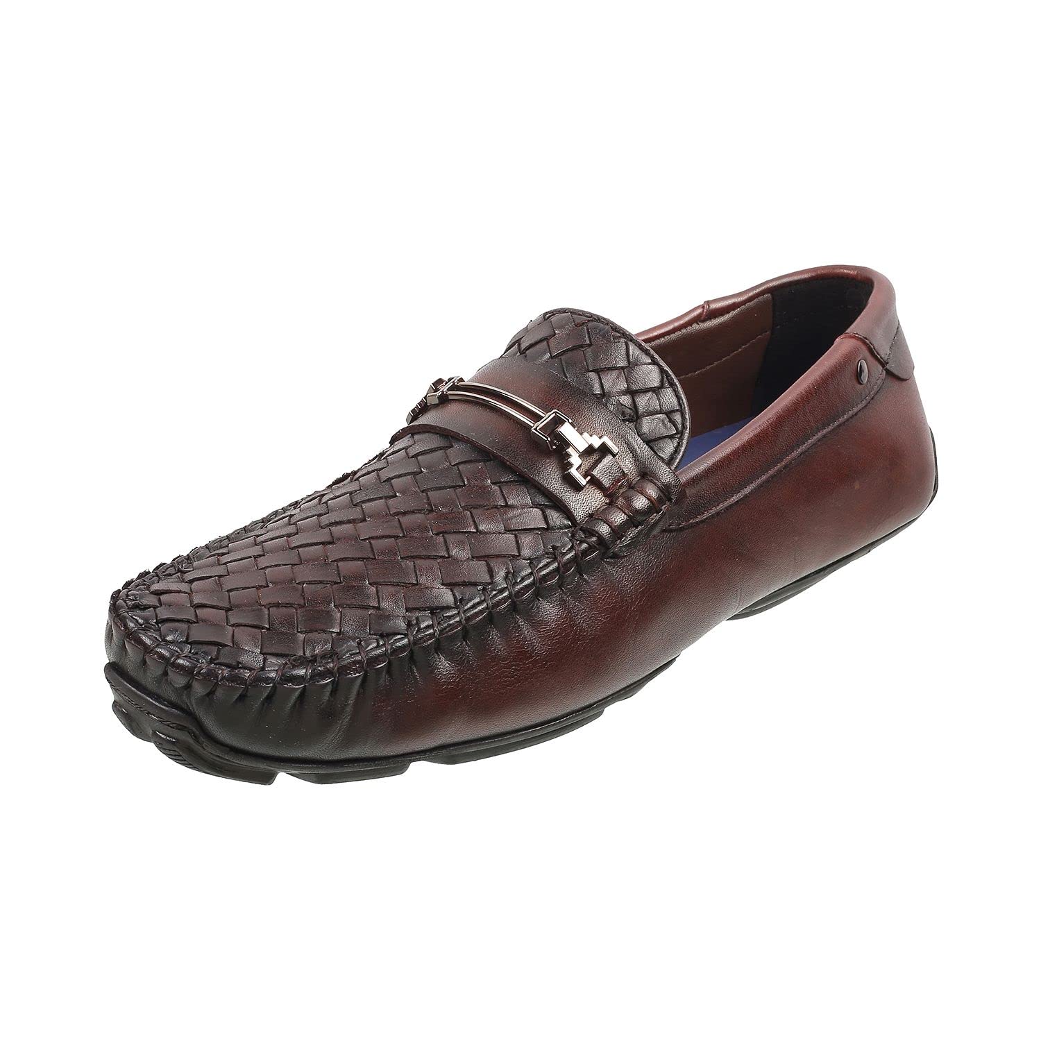 Metro Mens Leather Wine Loafers (Size (10 UK (44 EU)) (B0B9NZ3DD5) Amazon Price History, Amazon Price Tracker