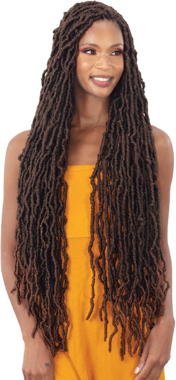 Mayde Beauty Crochet Braid 3X MODERN SOFT LOC 28" (3-PACK, BURG)