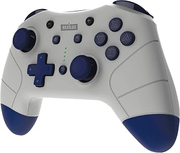 Wireless Pro Controller Compatible with Nintendo Switch & Switch Lite (Motion Sensor, NFC & Turbo Enhanced), PC, Android Phone and Android TV Light Gray (NXL-95227)