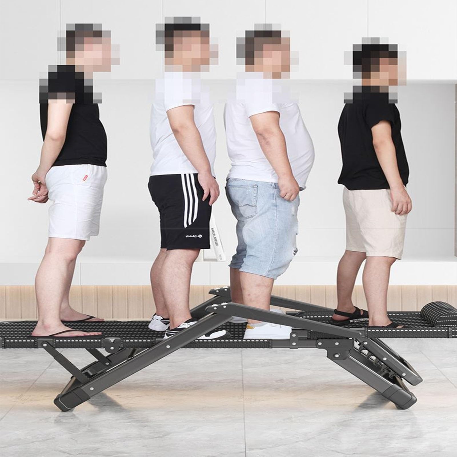Strandstuhl Campingstuhl Faltbar Liegestuhl Klappbar Belastbarkeit 300kg