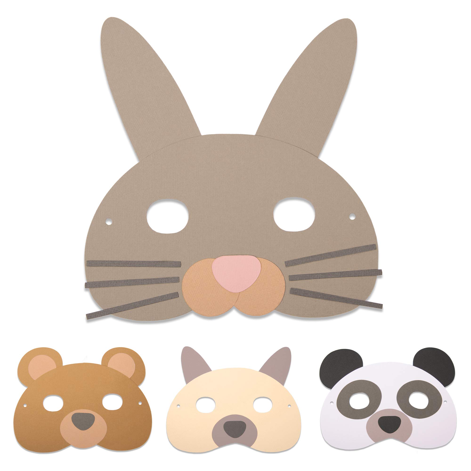 SizzixBigz L Die Animal Mask by Laura Kate, Multicolor