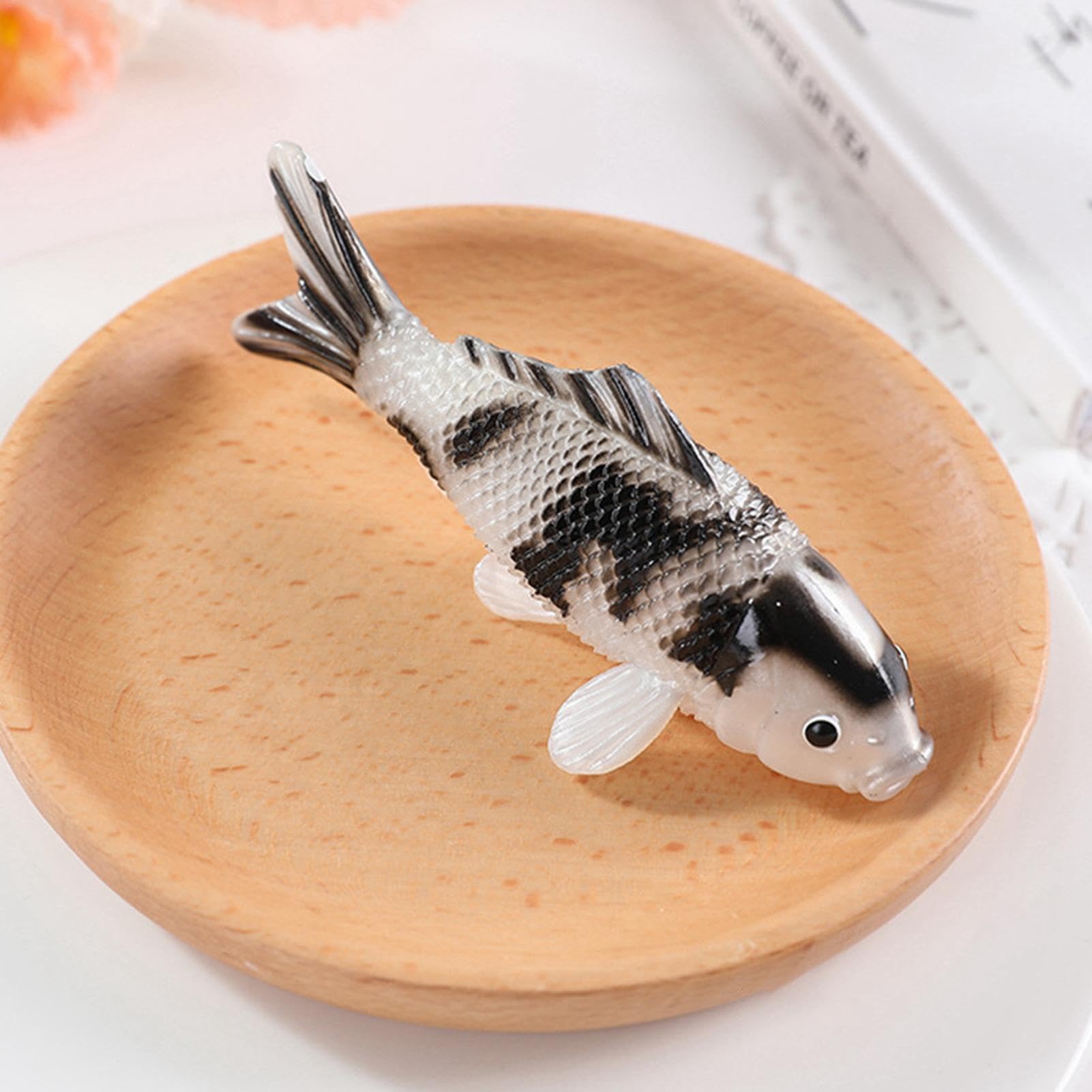 Poissons Flottants Décoratifs – 4 Figurines Réalistes – Pour Aquarium Ou Bassin – Animation Aquatique Sans Entretien – Cadeau Original