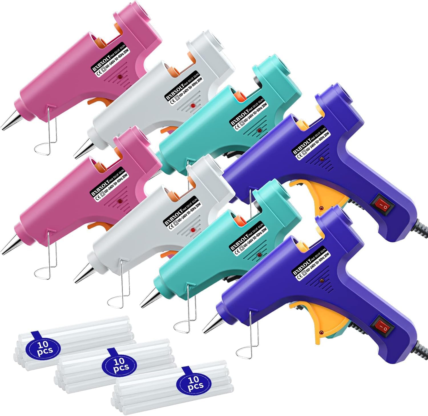 Mini Hot Glue Gun Set for Class Project